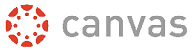 Canvas Logo, red and white circle with canvas inside