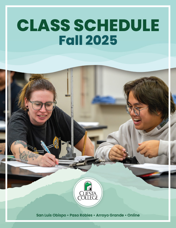 Fall 2025 Class Schedule cover