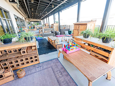 toddler outdoor patio