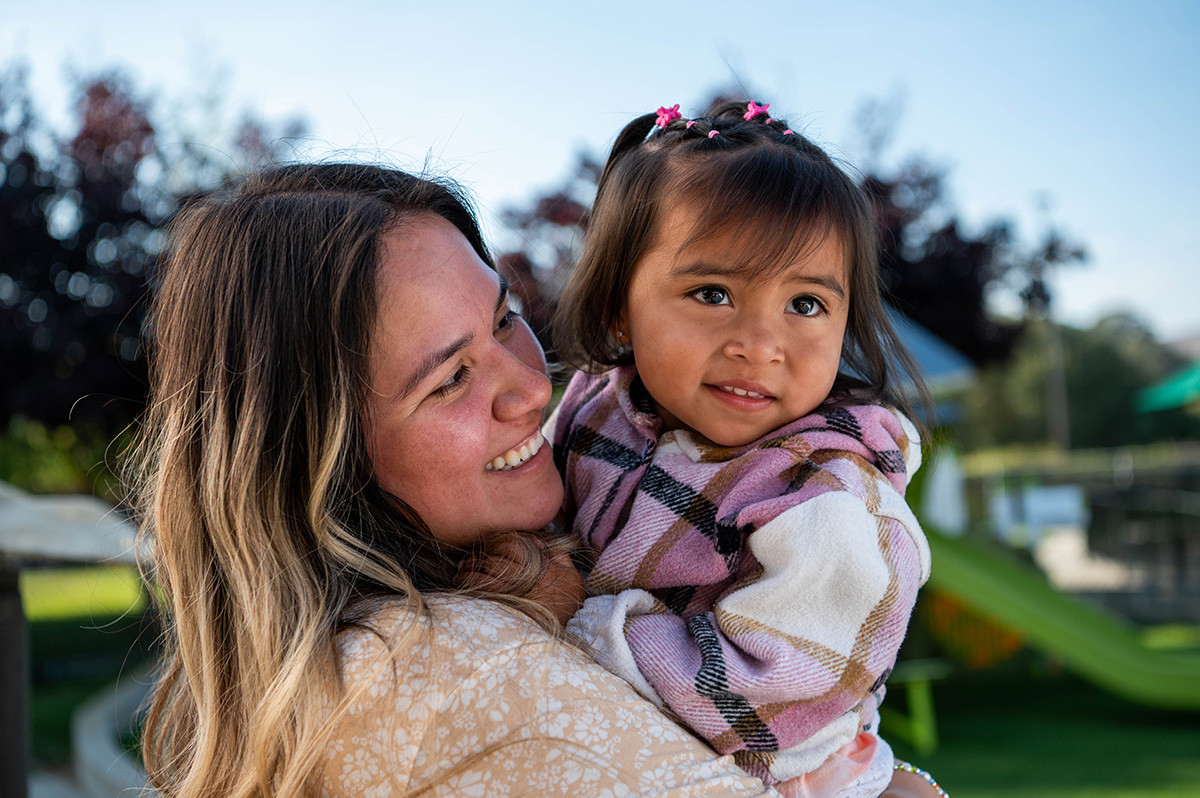 CASE Fund recipient with daughter