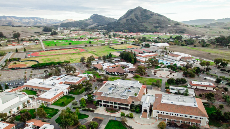 Cuesta SLO Aerial Aerial view of Cuesta College San Luis Obispo Campus